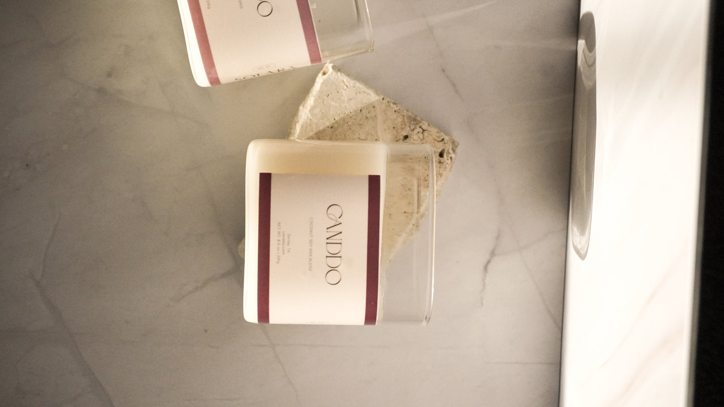 Keepsake Rose Candle