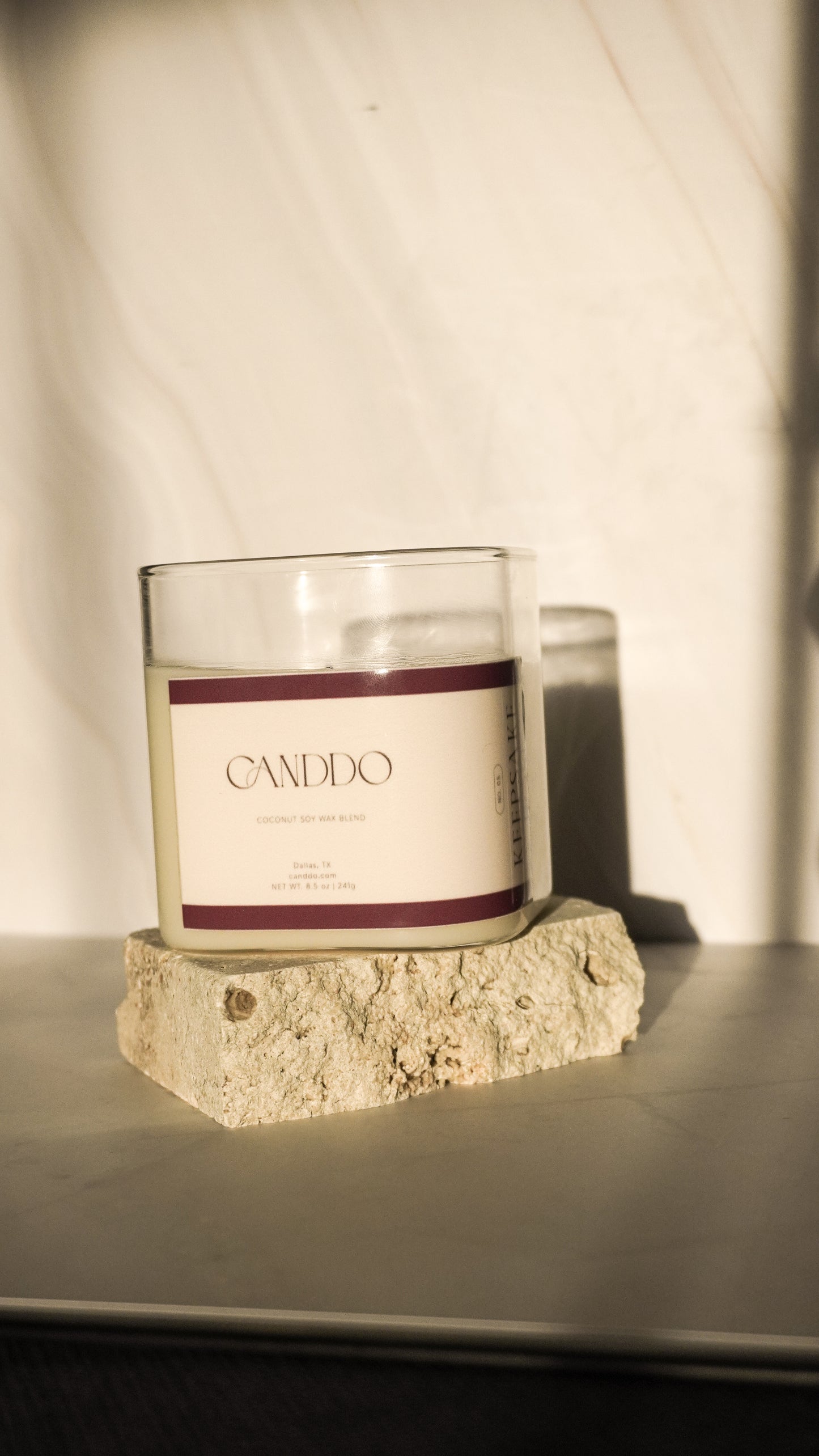 Keepsake Rose Candle